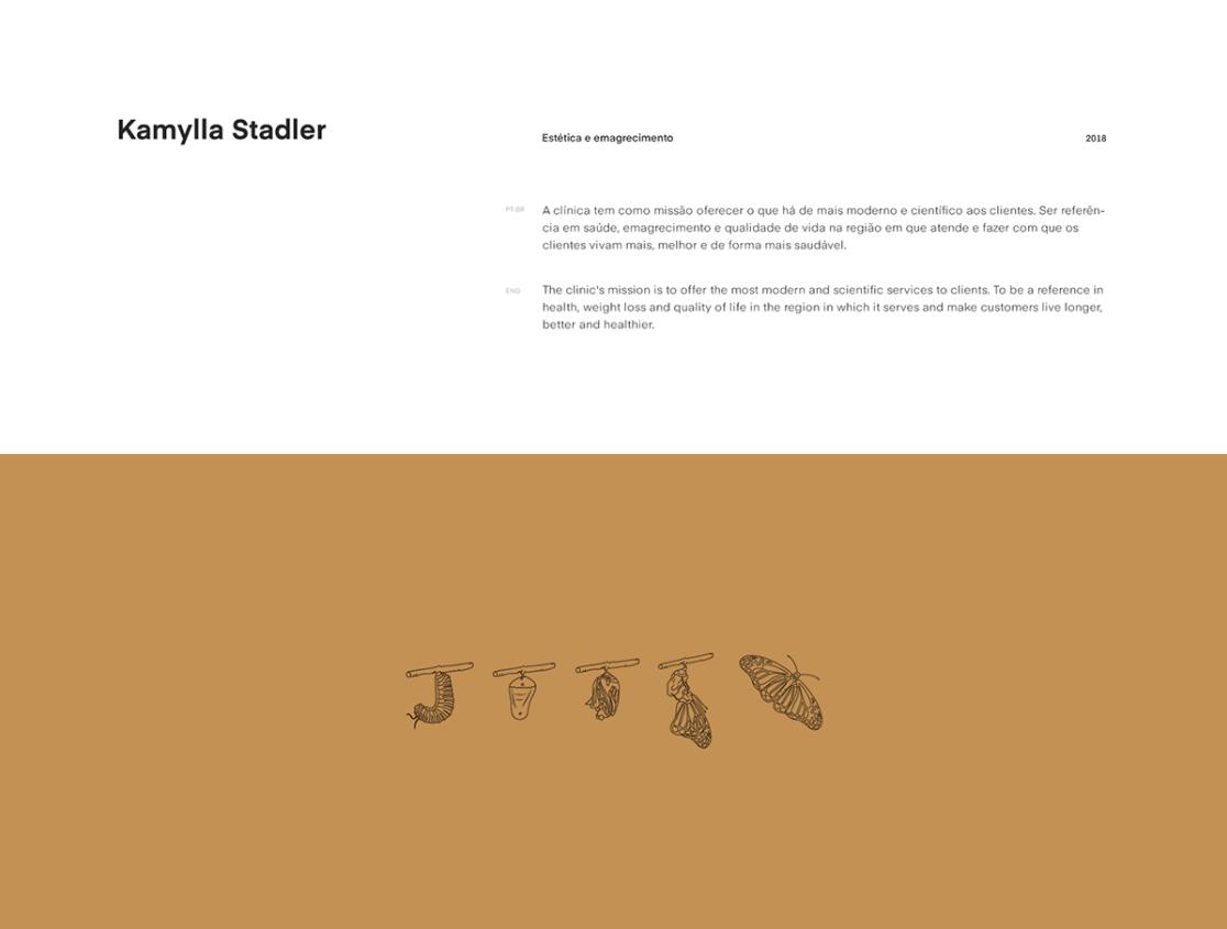 Kamylla 醫(yī)療美容健康減肥診所logo設(shè)計(jì)vi設(shè)計(jì)，蝴蝶蛻變概念