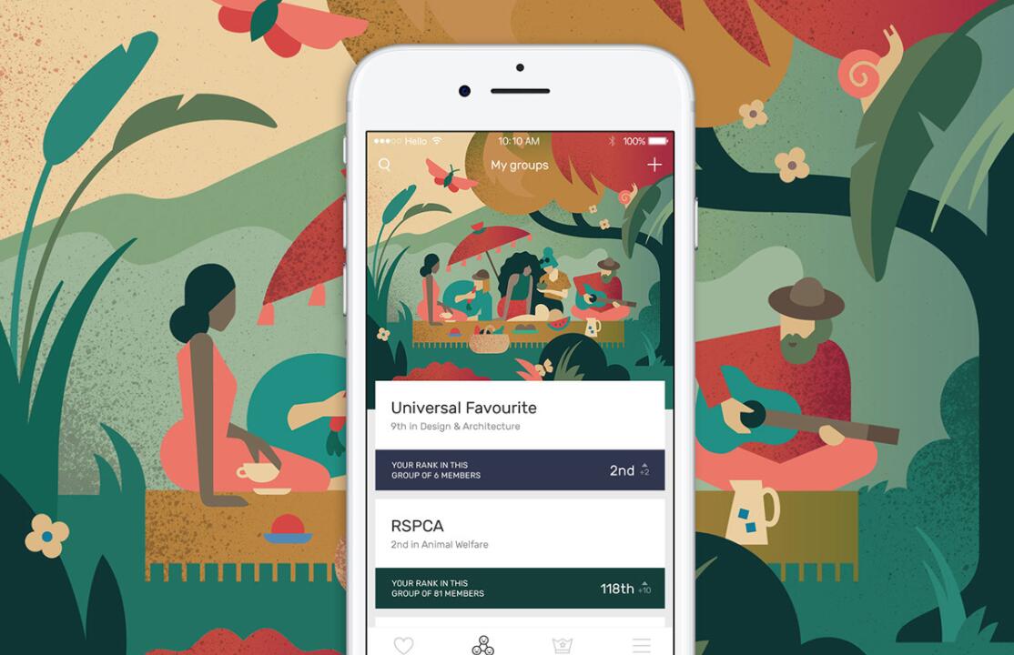 The Darwin Challenge不吃肉app應(yīng)用程序界面設(shè)計與風(fēng)景矢量插畫設(shè)計風(fēng)格 The Darwin Challenge不吃肉app應(yīng)用程序界面設(shè)計與風(fēng)景矢量插畫設(shè)計風(fēng)格