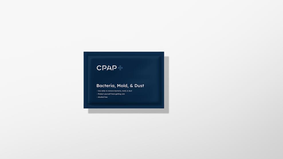 CPAP+睡眠呼吸暫停通氣治療醫(yī)療設備品牌logo設計視覺形象vi設計“圓點氣流”圖案