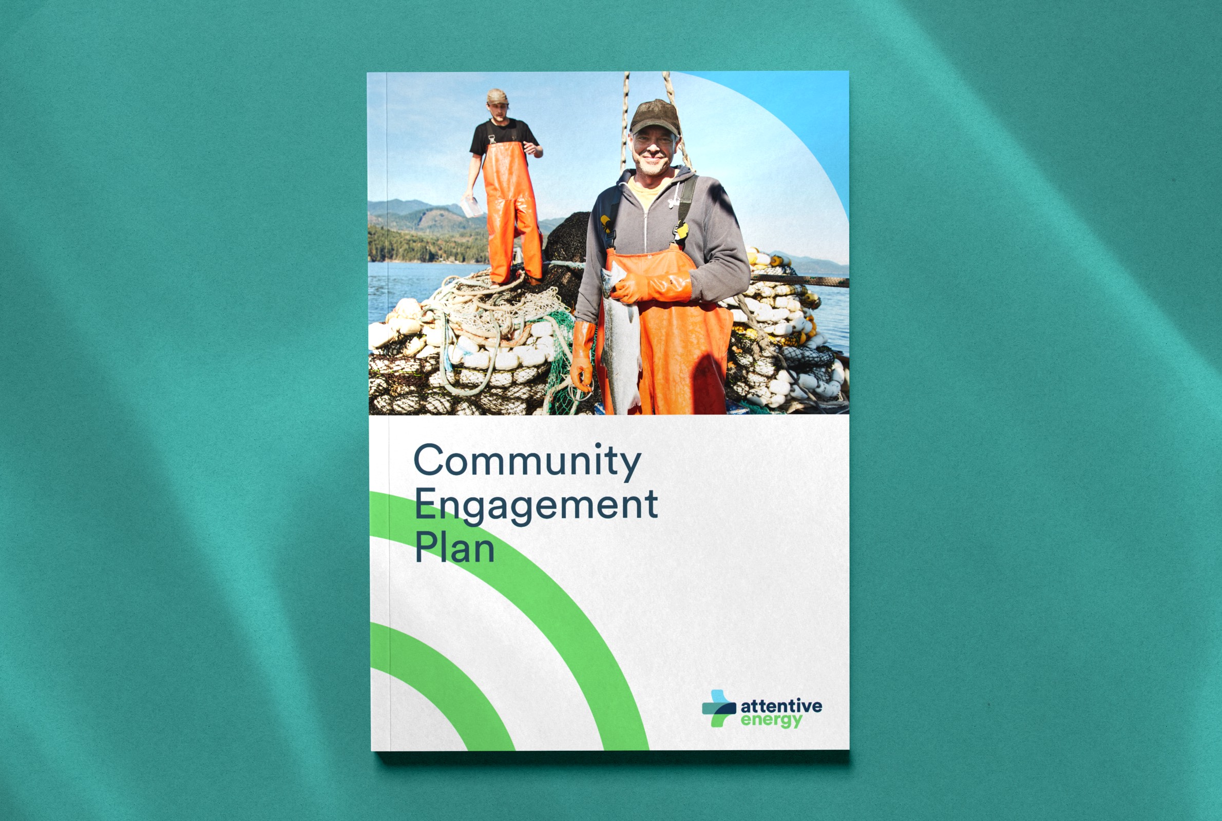 Attentive 風力能源公司箭頭新logo設計視覺形象vi設計