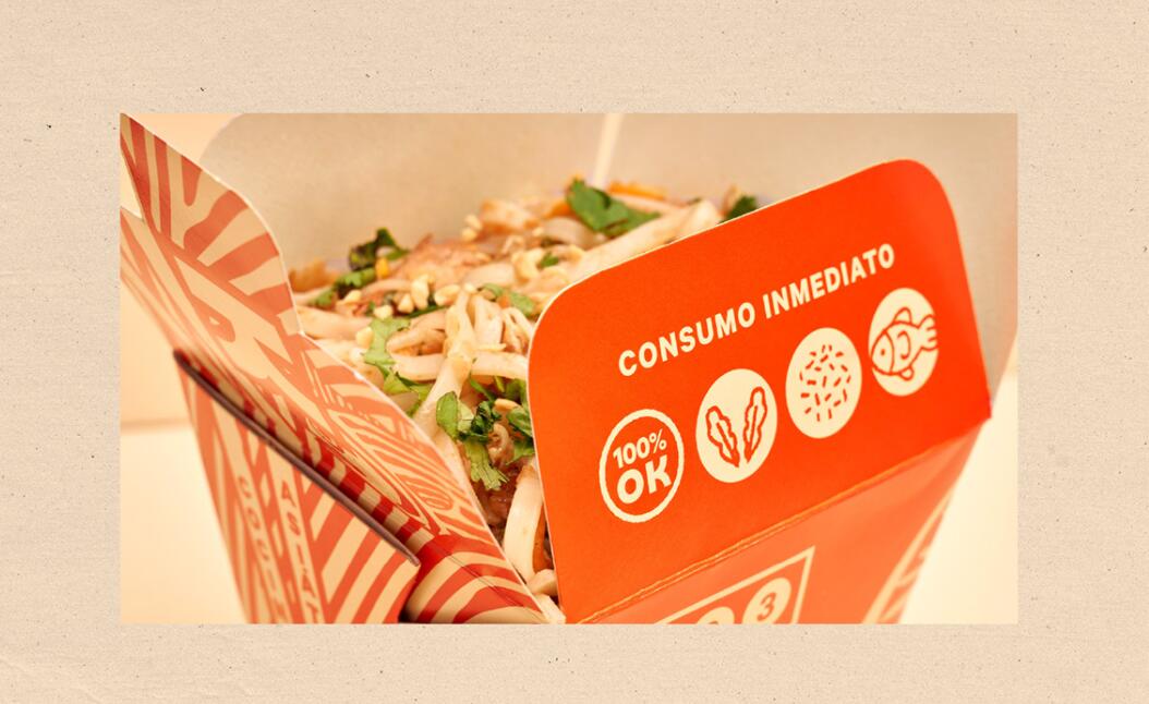 123wok餐廳餐飲外賣食品包裝盒設(shè)計“線條插畫” 123wok餐廳餐飲外賣食品包裝盒設(shè)計“線條插畫”