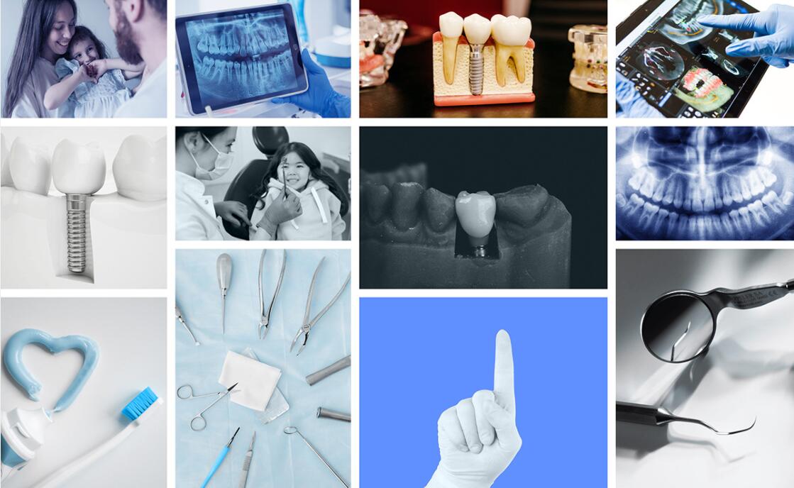 DMIC 亞科診所品牌logo-vi設(shè)計(jì)，明亮輕藍(lán)紫色搭配略灰色