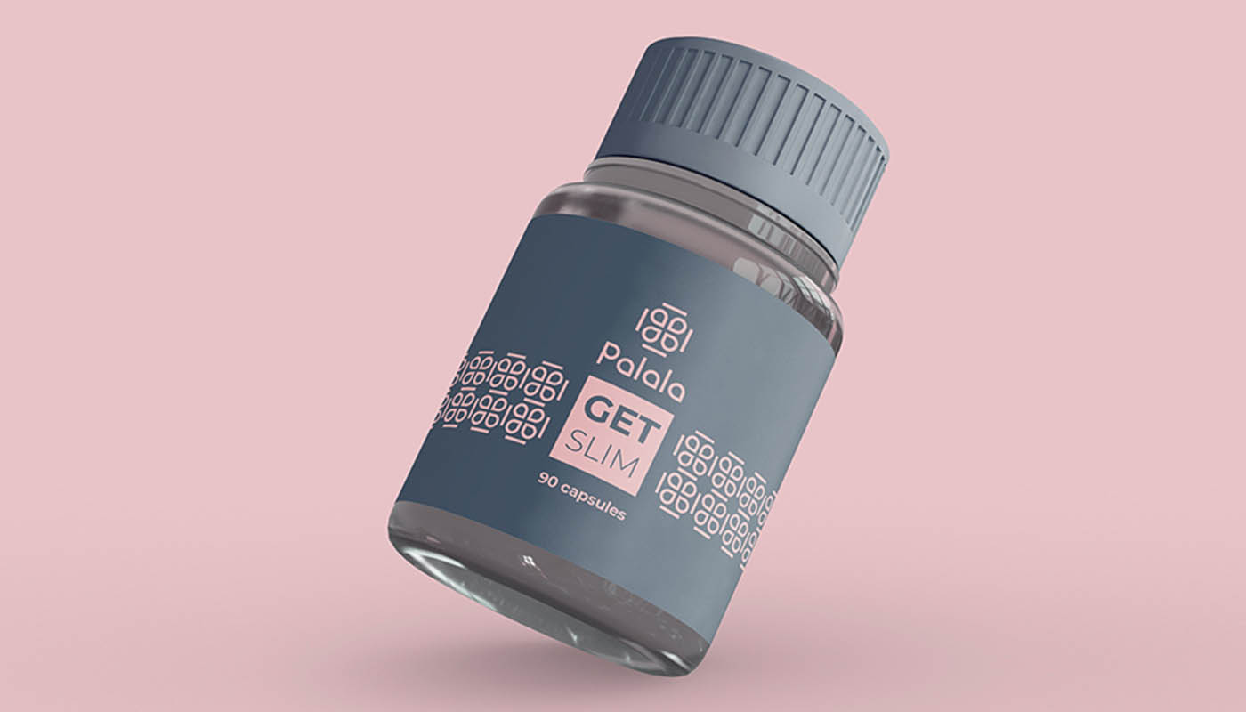 palala瘦身減肥產(chǎn)品與服務(wù)工作室品牌logo設(shè)計形象vi設(shè)計包裝設(shè)計,方形花朵高識別風(fēng)格