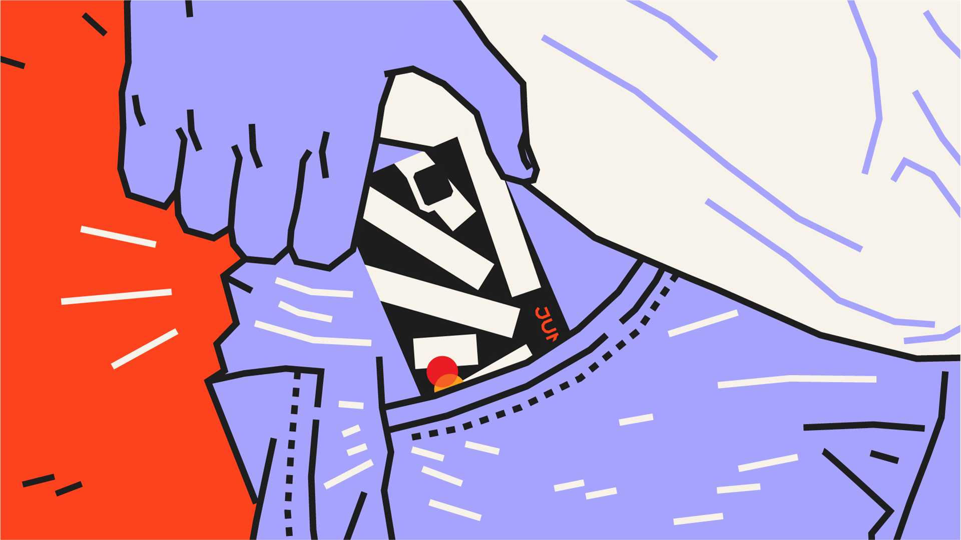 Juni金融科技初創(chuàng)公司logo設計品牌形象vi設計,源自多米諾骨牌粗線條色塊核心視覺