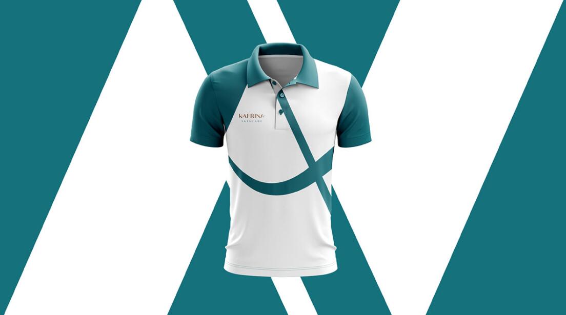 KAFRINA美容護膚產(chǎn)品品牌logo/vi設計，雙A字母+橢圓形品牌形象識別