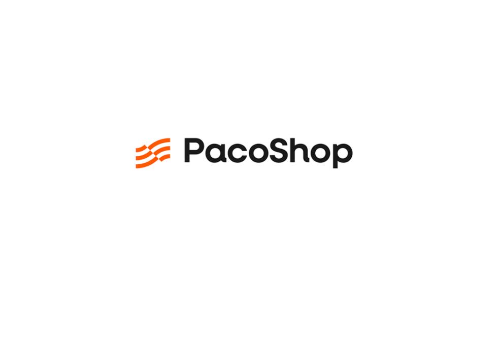 Paco Shop 進(jìn)口電子數(shù)碼商品商店品牌logo設(shè)計“線條國旗”元素
