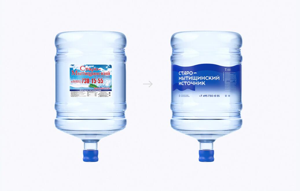 STM 礦泉水包裝設(shè)計(jì)“藍(lán)色波浪線條”元素