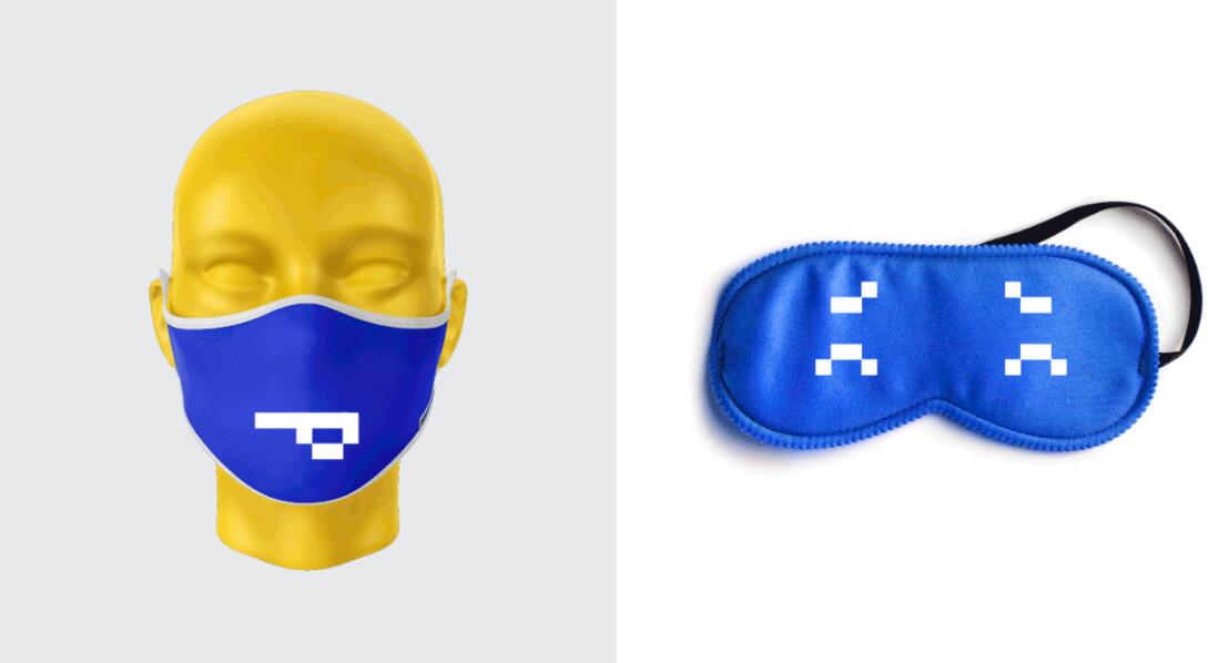 Techmoney 在線互聯(lián)網(wǎng)金融品牌vi設計“馬賽克像素”元素