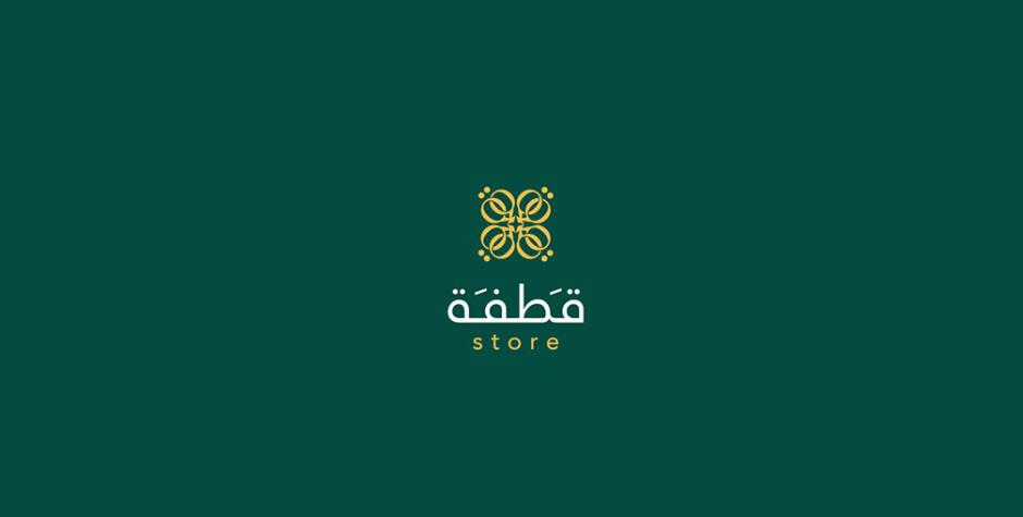 Qatfa 蜂蜜在線商店對(duì)稱Q字母logo設(shè)計(jì)