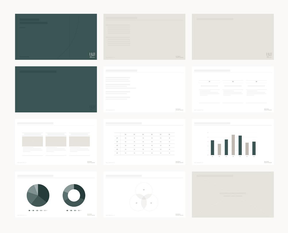 wonjin韓國(guó)醫(yī)療美容整形機(jī)構(gòu)整套vi設(shè)計(jì)，低調(diào)暗綠色風(fēng)格