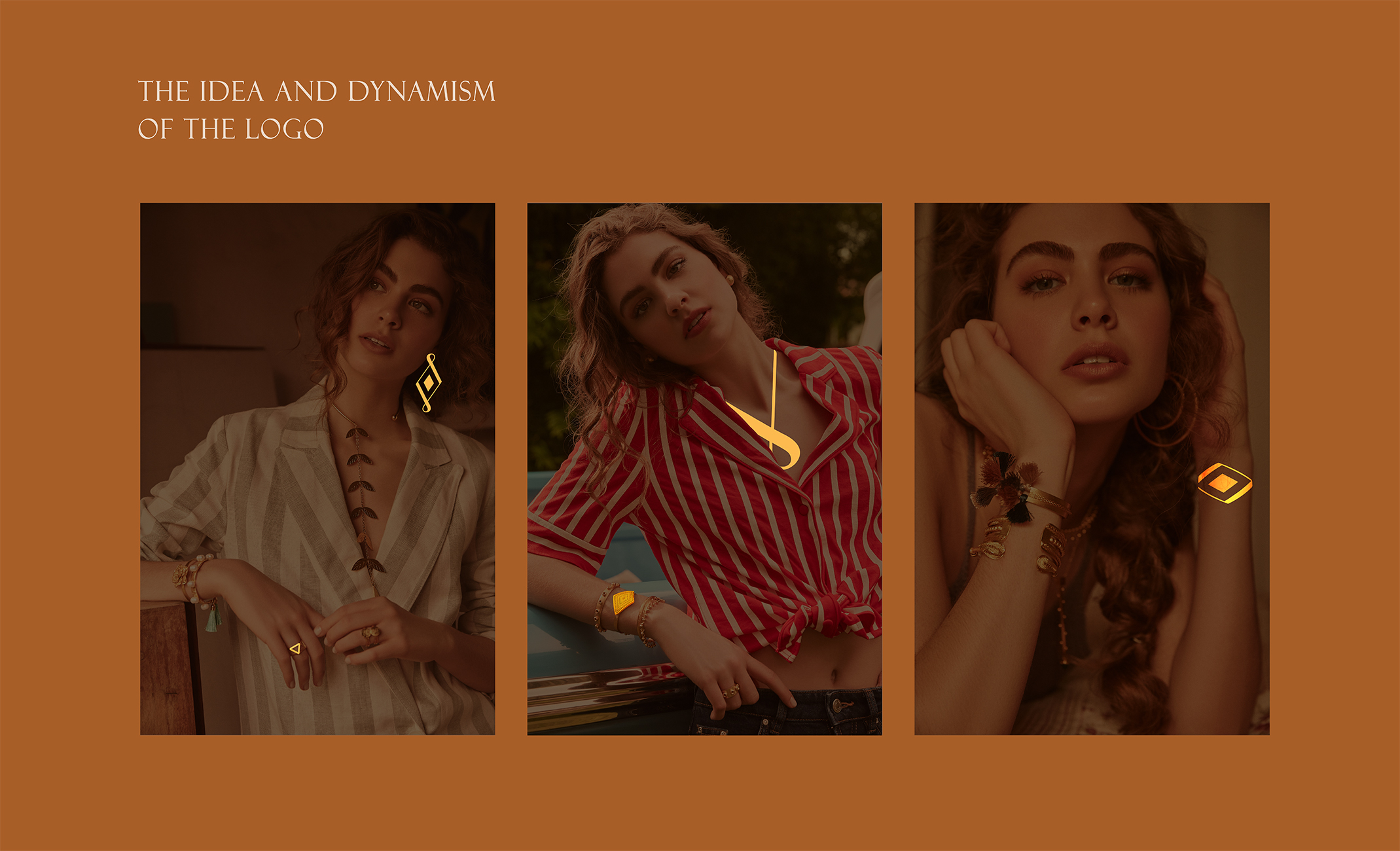 Mira Jewelry珠寶品牌logo設(shè)計視覺識別vi設(shè)計,暖黃色金色 Mira Jewelry珠寶品牌logo設(shè)計視覺識別vi設(shè)計,暖黃色金色