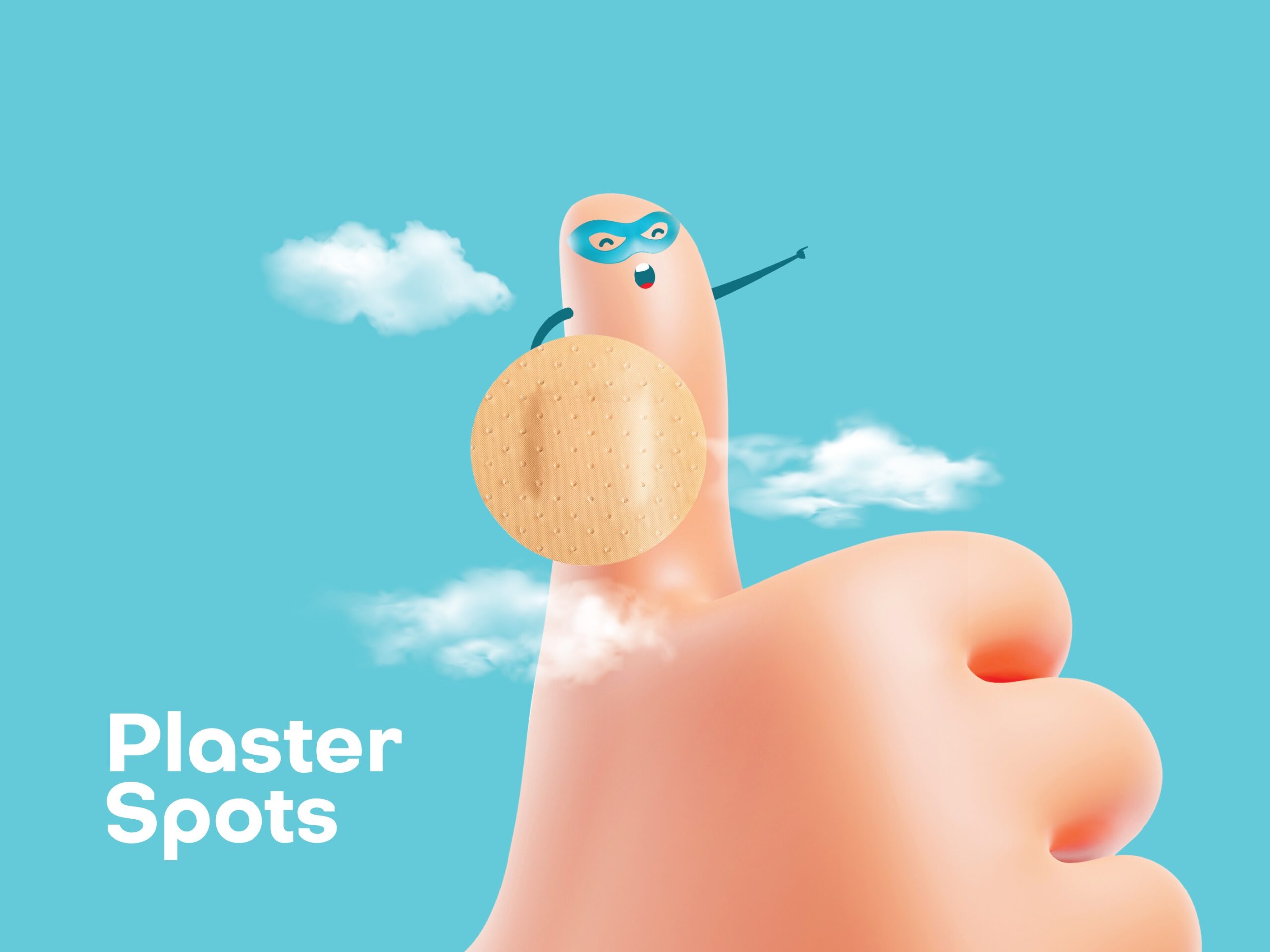 BPositive創(chuàng)可貼包裝設(shè)計(jì),3D擬人卡通手部造型 BPositive創(chuàng)可貼包裝設(shè)計(jì),3D擬人卡通手部造型