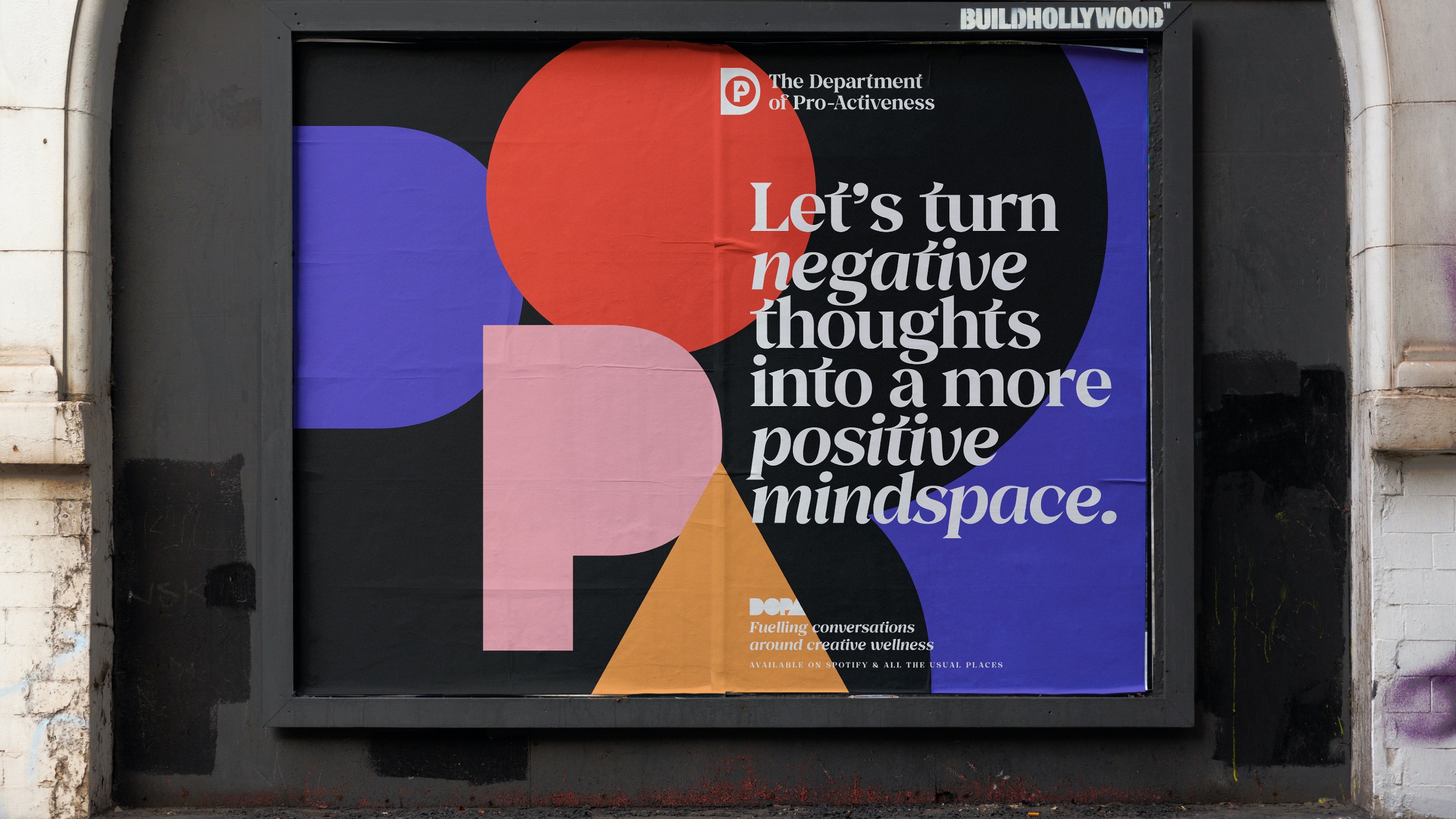 DOPA 健康播客平臺logo設(shè)計vi設(shè)計。幾何矢量風(fēng)格