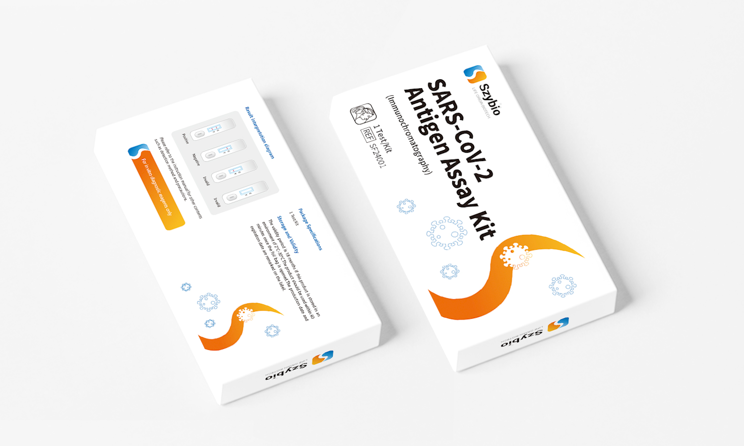 武漢生之源新冠病毒檢測試劑出口產(chǎn)品包裝設(shè)計(jì)