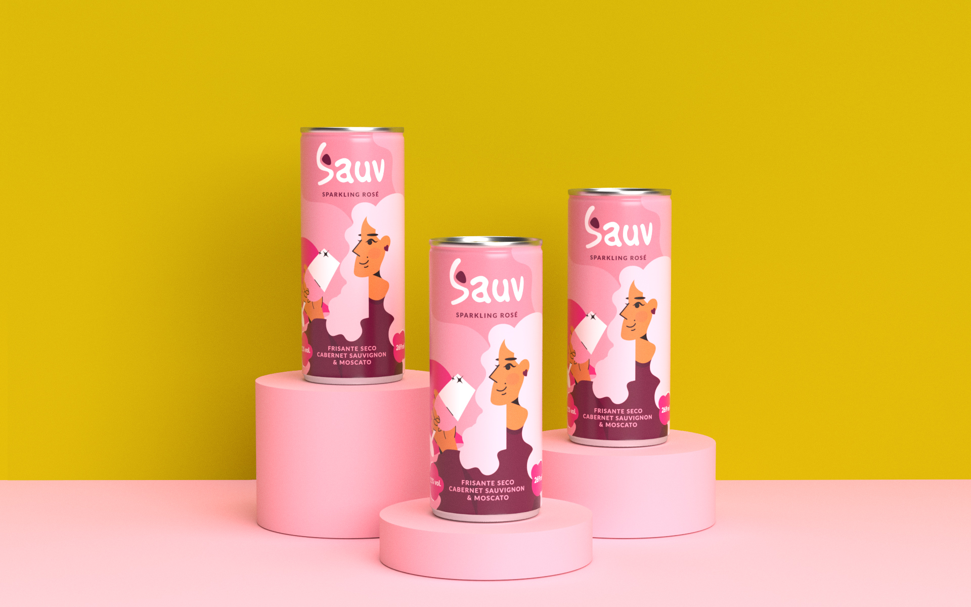 Sauv罐裝葡萄酒標(biāo)簽包裝設(shè)計和時尚人物插圖,開發(fā)年輕人更廣泛日常使用場景 Sauv罐裝葡萄酒標(biāo)簽包裝設(shè)計和時尚人物插圖,開發(fā)年輕人更廣泛日常使用場景