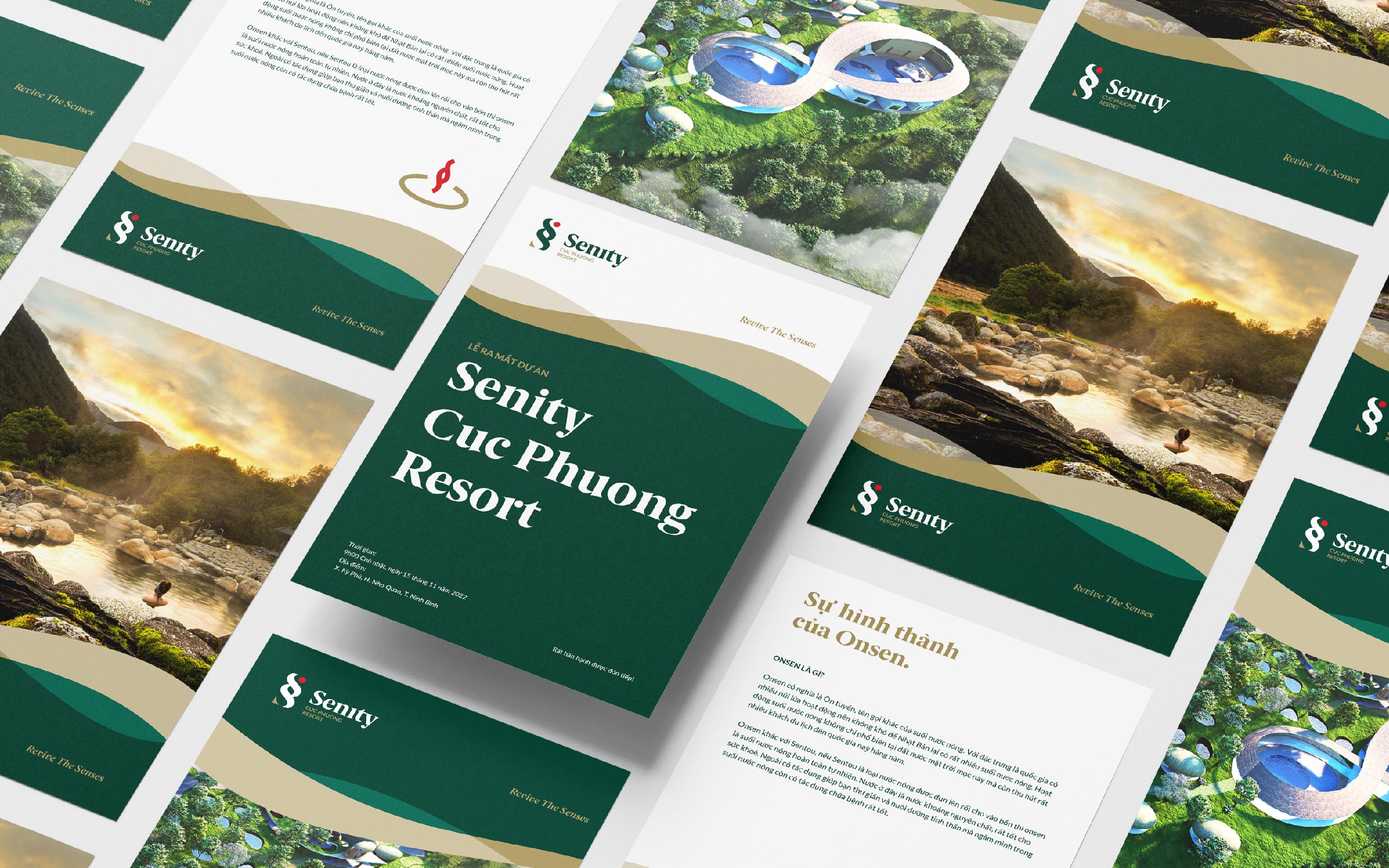 Senity 越南礦物溫泉日式度假村酒店品牌形象設(shè)計-logo&vi設(shè)計，雙s字母組成無限符號