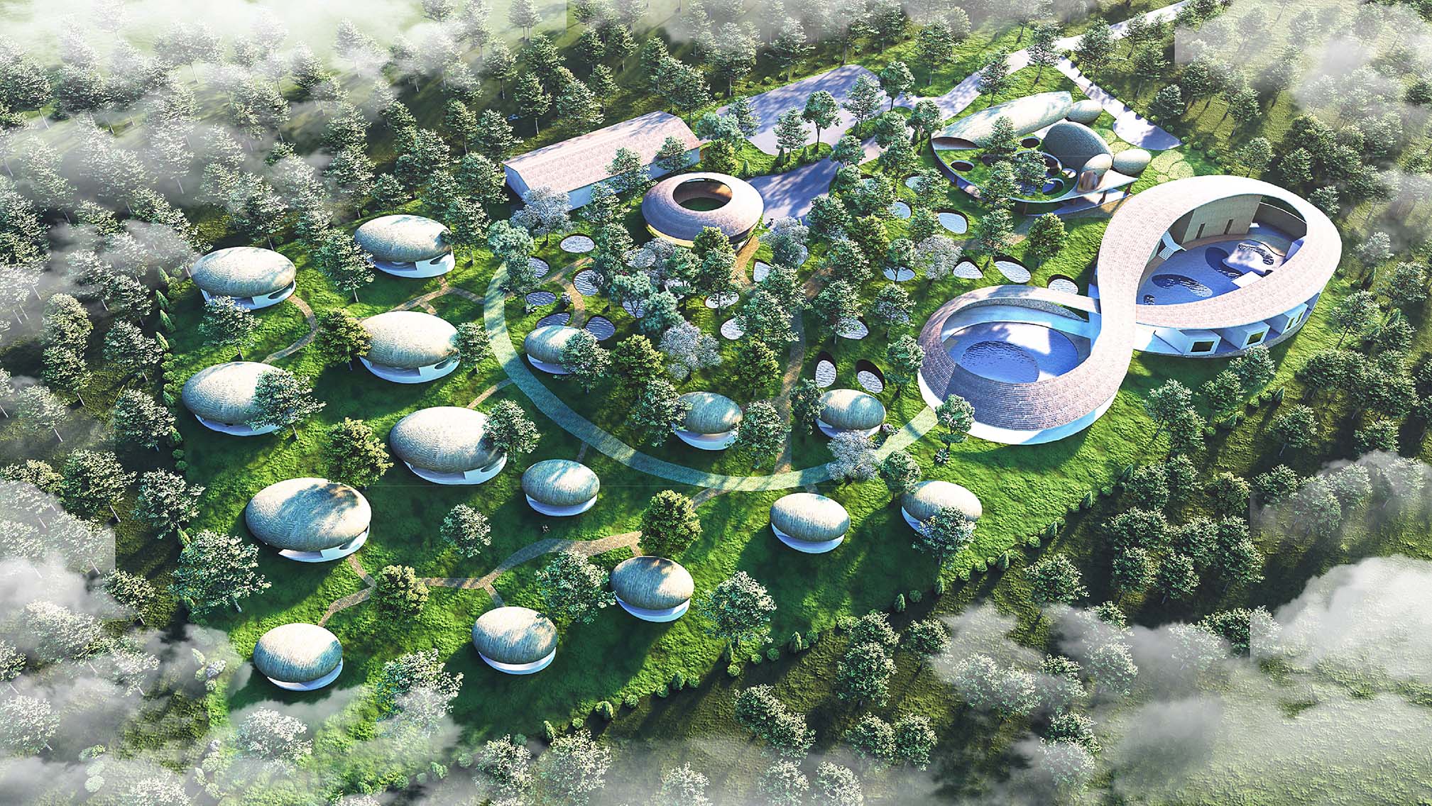 Senity越南礦物溫泉日式度假村酒店品牌形象設(shè)計-logo