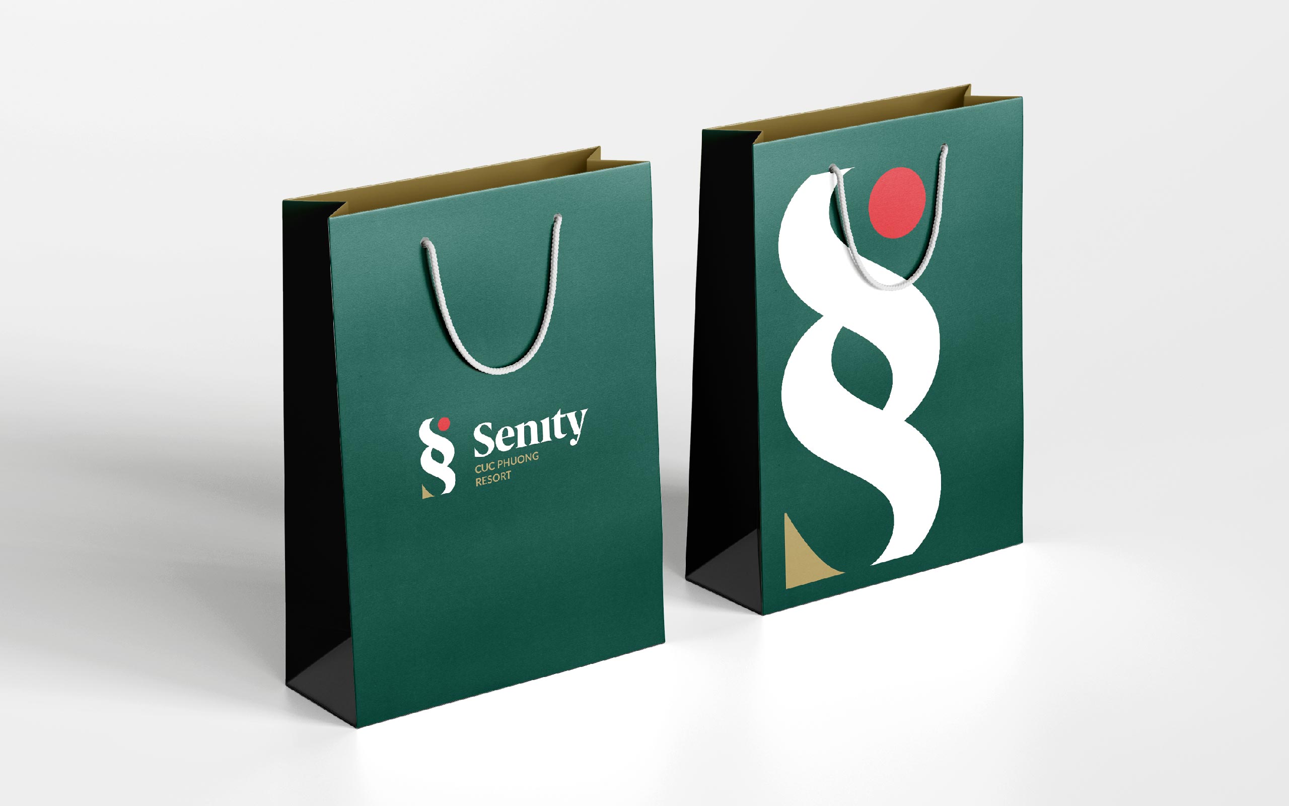 Senity越南礦物溫泉日式度假村酒店品牌形象設(shè)計-logo&vi-袋子設(shè)計