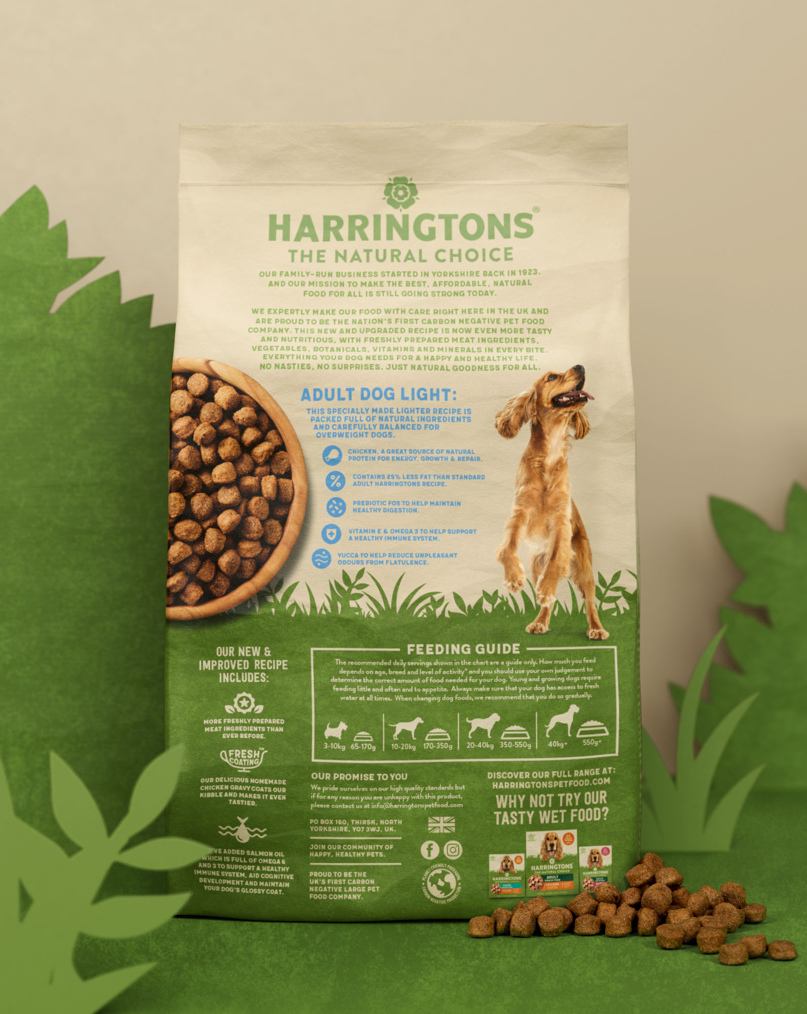 Harringtons哈靈頓貓糧狗糧寵物食品包裝設(shè)計,“草地動物”視覺貫穿所有包裝 Harringtons哈靈頓貓糧狗糧寵物食品包裝設(shè)計,“草地動物”視覺貫穿所有包裝