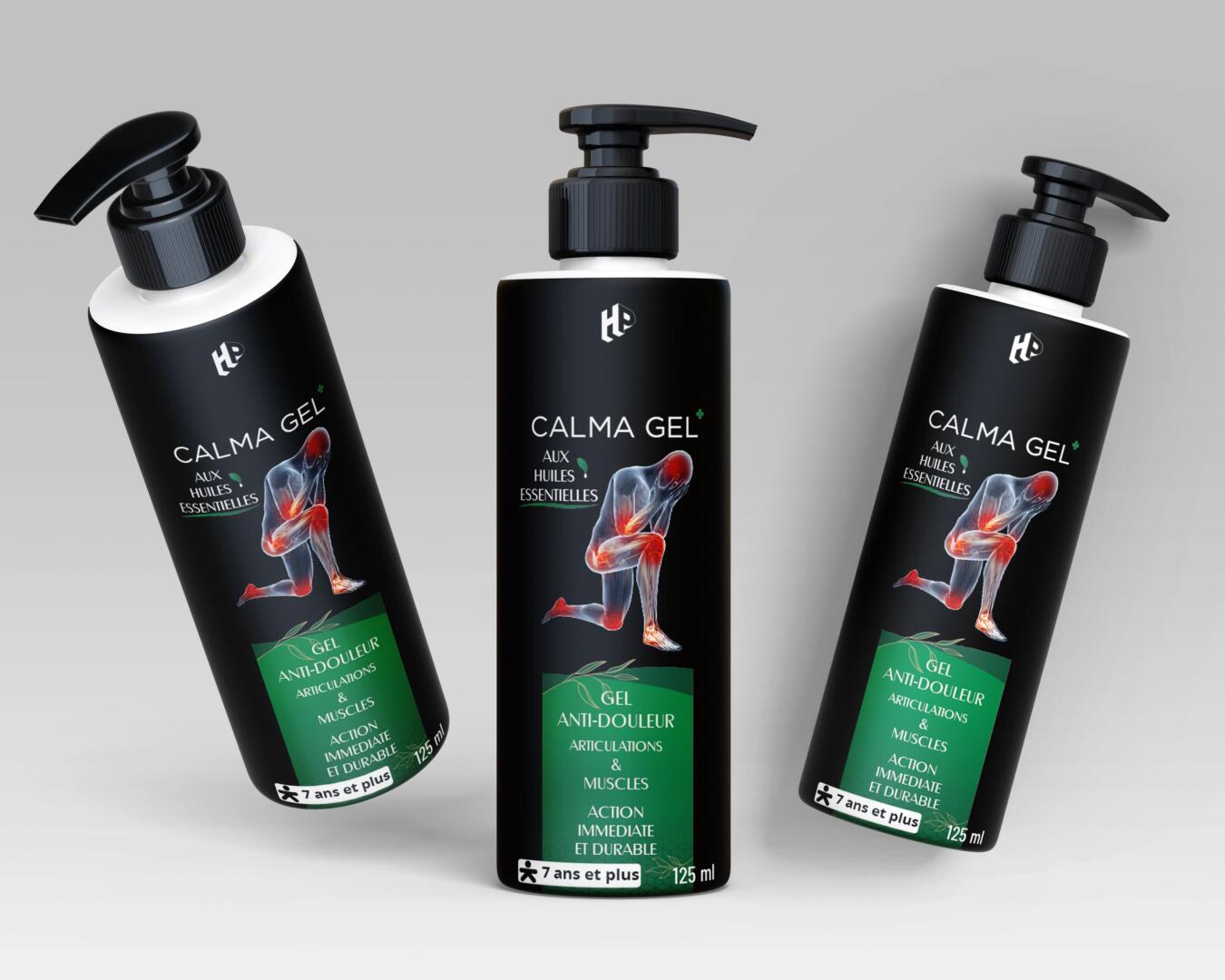 CALMA GEL 緩解肌肉疼痛和關(guān)節(jié)靈活鈣鎂凝膠包裝設(shè)計(jì)