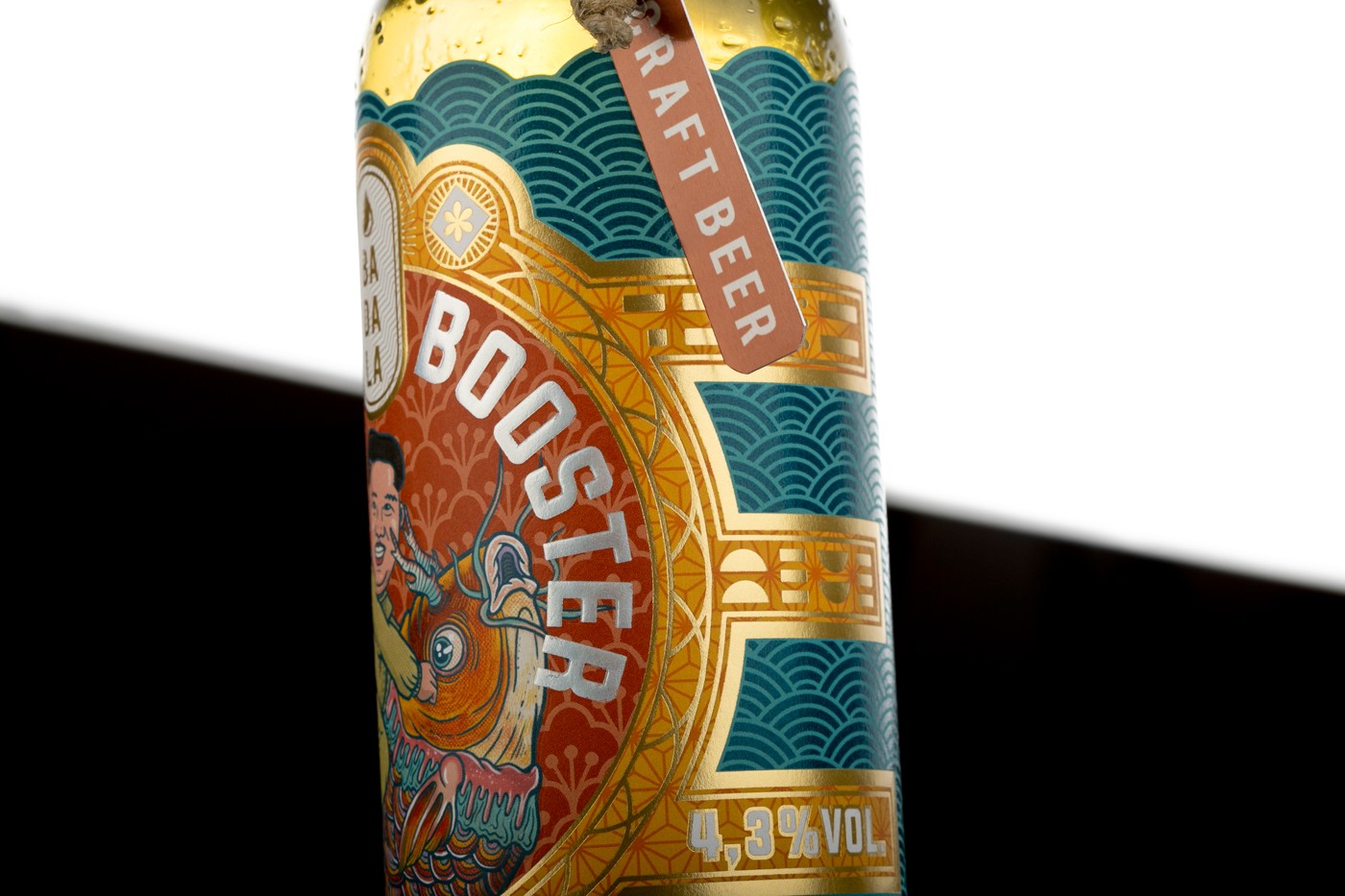 BADALA 精釀啤酒包裝設(shè)計(jì)“波紋金箔浮雕裝飾”風(fēng)格 BADALA 精釀啤酒包裝設(shè)計(jì)“波紋金箔浮雕裝飾”風(fēng)格