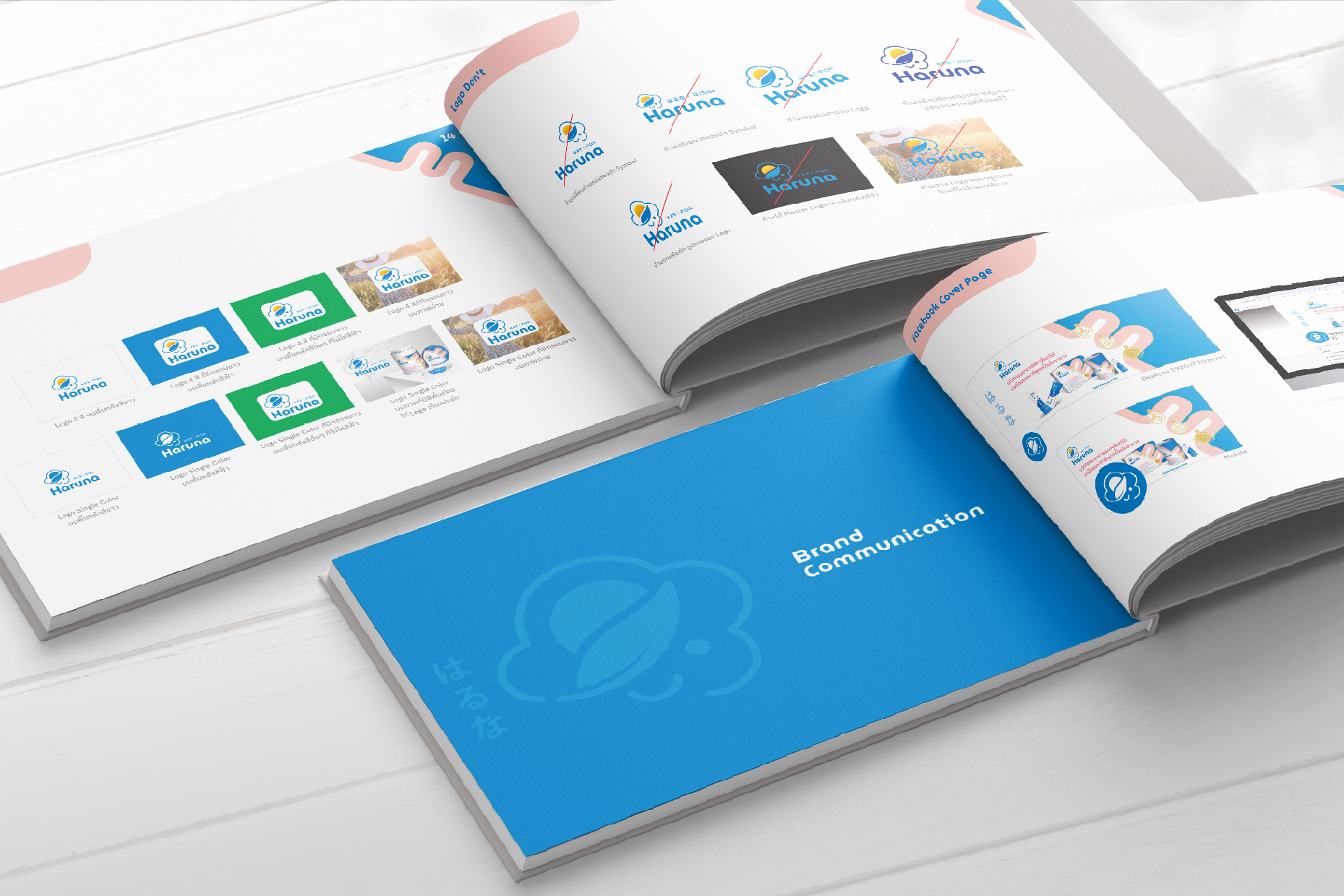 Haruna 益生菌品牌logo設(shè)計包裝設(shè)計,太陽云葉人臉象征logo與三段腸道包裝 Haruna 益生菌品牌logo設(shè)計包裝設(shè)計,太陽云葉人臉象征logo與三段腸道包裝