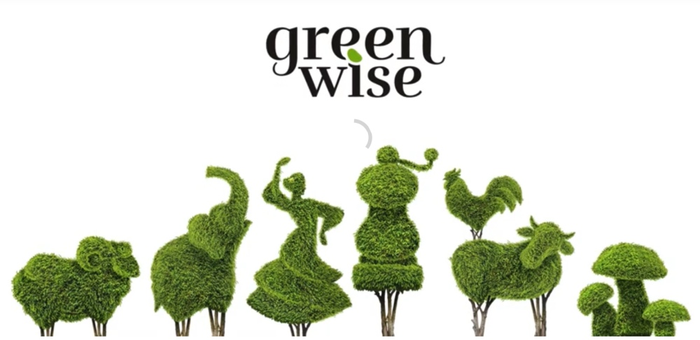 Greenwise 高植物蛋白素食肉食品包裝設(shè)計(jì)，植物建模動(dòng)物圖案