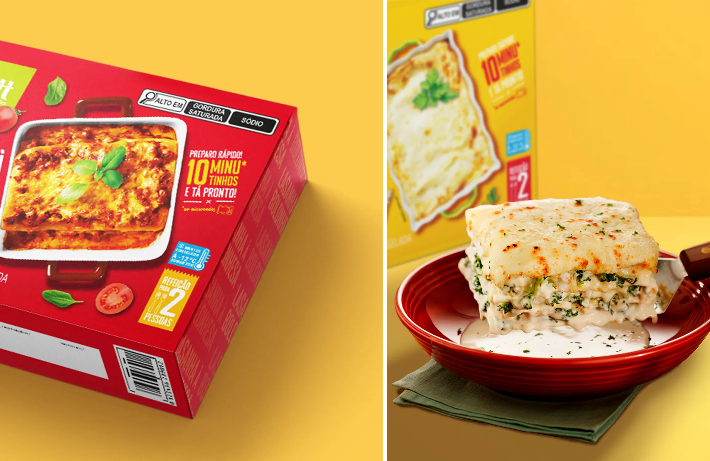 Levitt預(yù)制菜方便即食菜冷凍食品包裝設(shè)計(jì)，快速方便休閑風(fēng)格