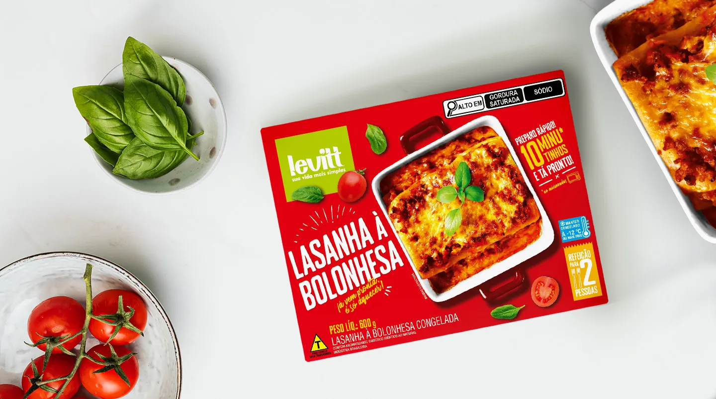 Levitt預(yù)制菜方便即食菜冷凍食品包裝設(shè)計(jì)，快速方便休閑風(fēng)格