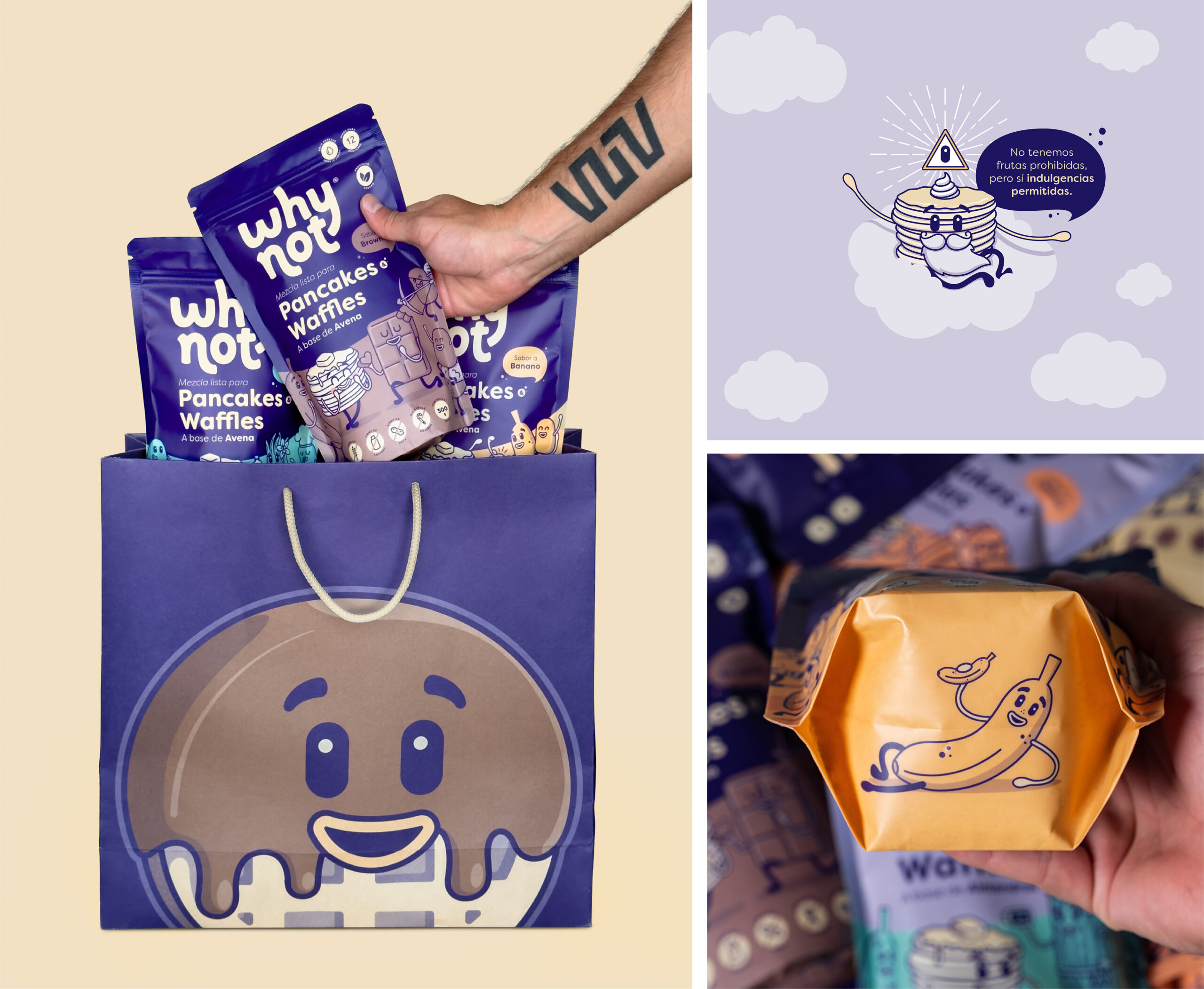 Why Not 休閑零食食品品牌起名與包裝設計，快樂和寧靜戰(zhàn)勝內(nèi)疚感