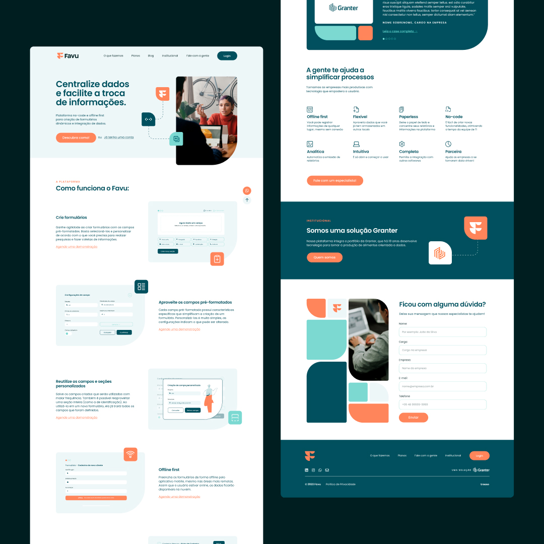 Favu 農(nóng)業(yè)互聯(lián)網(wǎng)信息平臺品牌起名/logo設(shè)計/品牌vi形象設(shè)計策劃網(wǎng)頁設(shè)計，圓角字母F