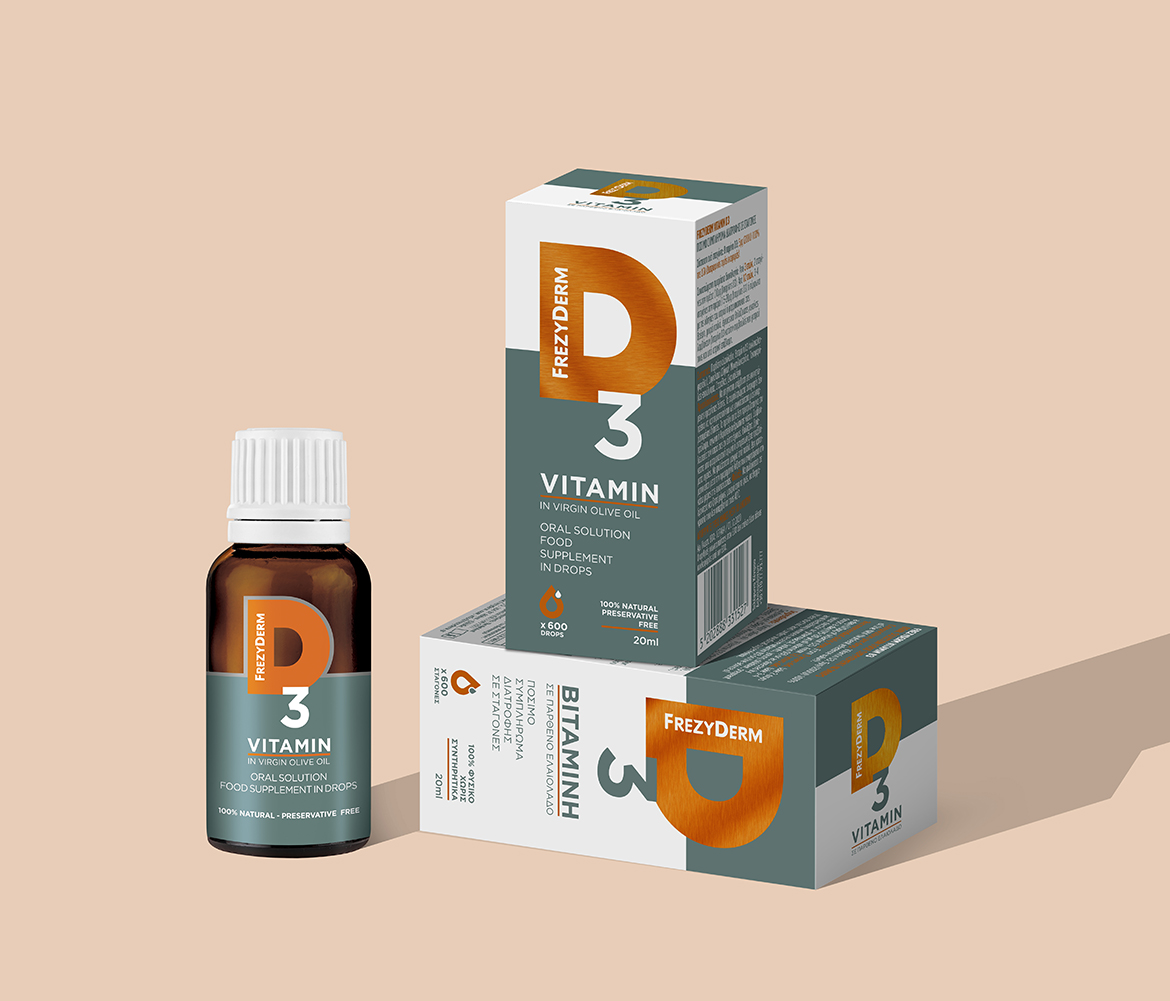 Frezyderm“維生素D3”口服維生素溶液包裝設(shè)計(jì),直觀明了風(fēng)格 Frezyderm“維生素D3”口服維生素溶液包裝設(shè)計(jì),直觀明了風(fēng)格
