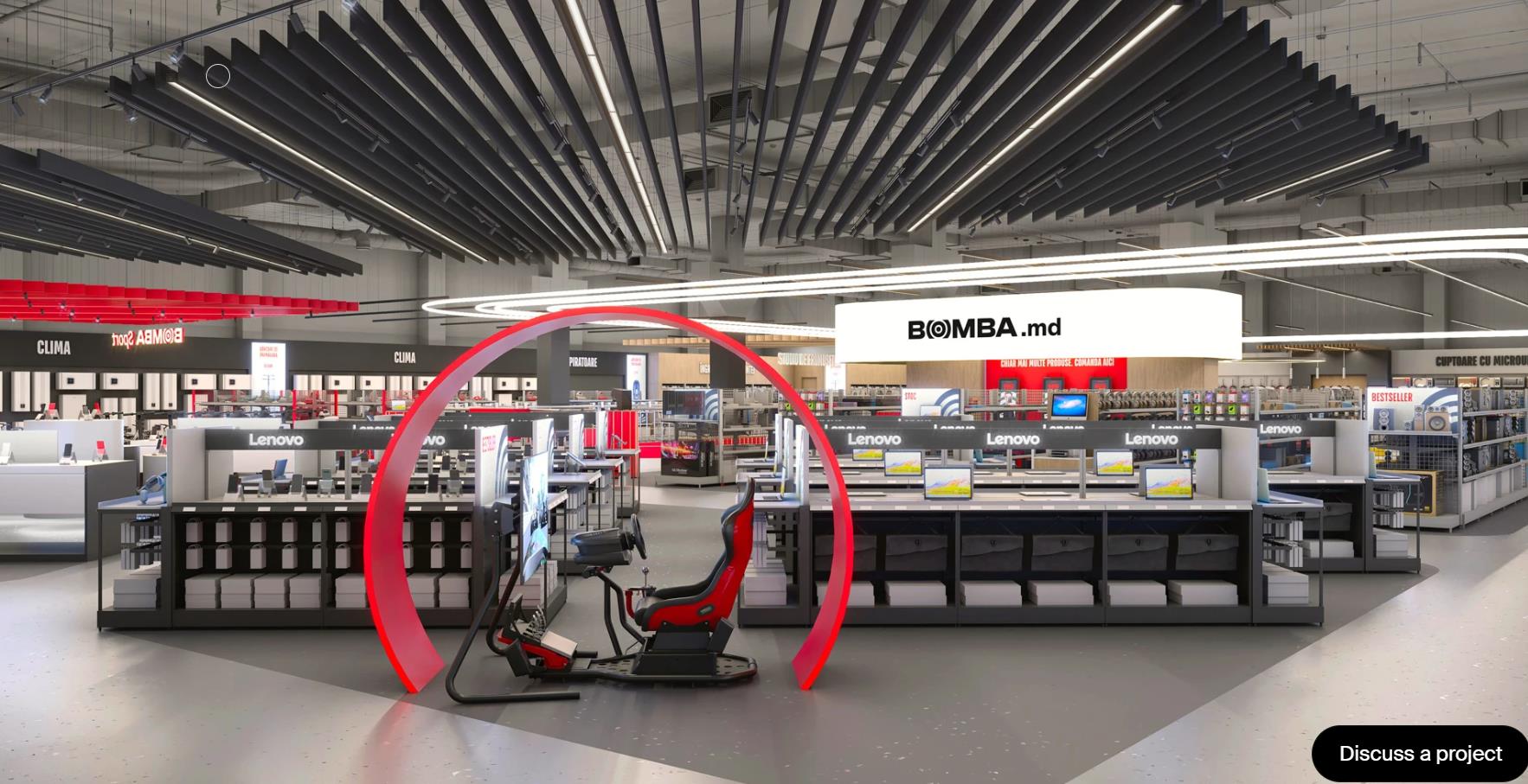  Bomba 電子與零售新品牌形象設(shè)計(jì)店鋪空間設(shè)計(jì)陳列設(shè)計(jì)