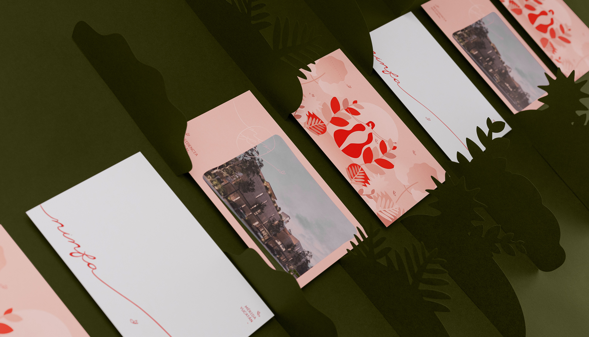 Ninfa 生活社區(qū)logo設(shè)計(jì)品牌形象設(shè)計(jì)，一個(gè)放松身心享受寧?kù)o生活的地方