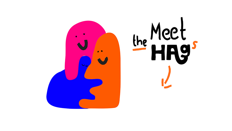 Hugtag公益品牌形象設(shè)計(jì)擁抱理念logo設(shè)計(jì)，倡導(dǎo)奉獻(xiàn)與團(tuán)結(jié)