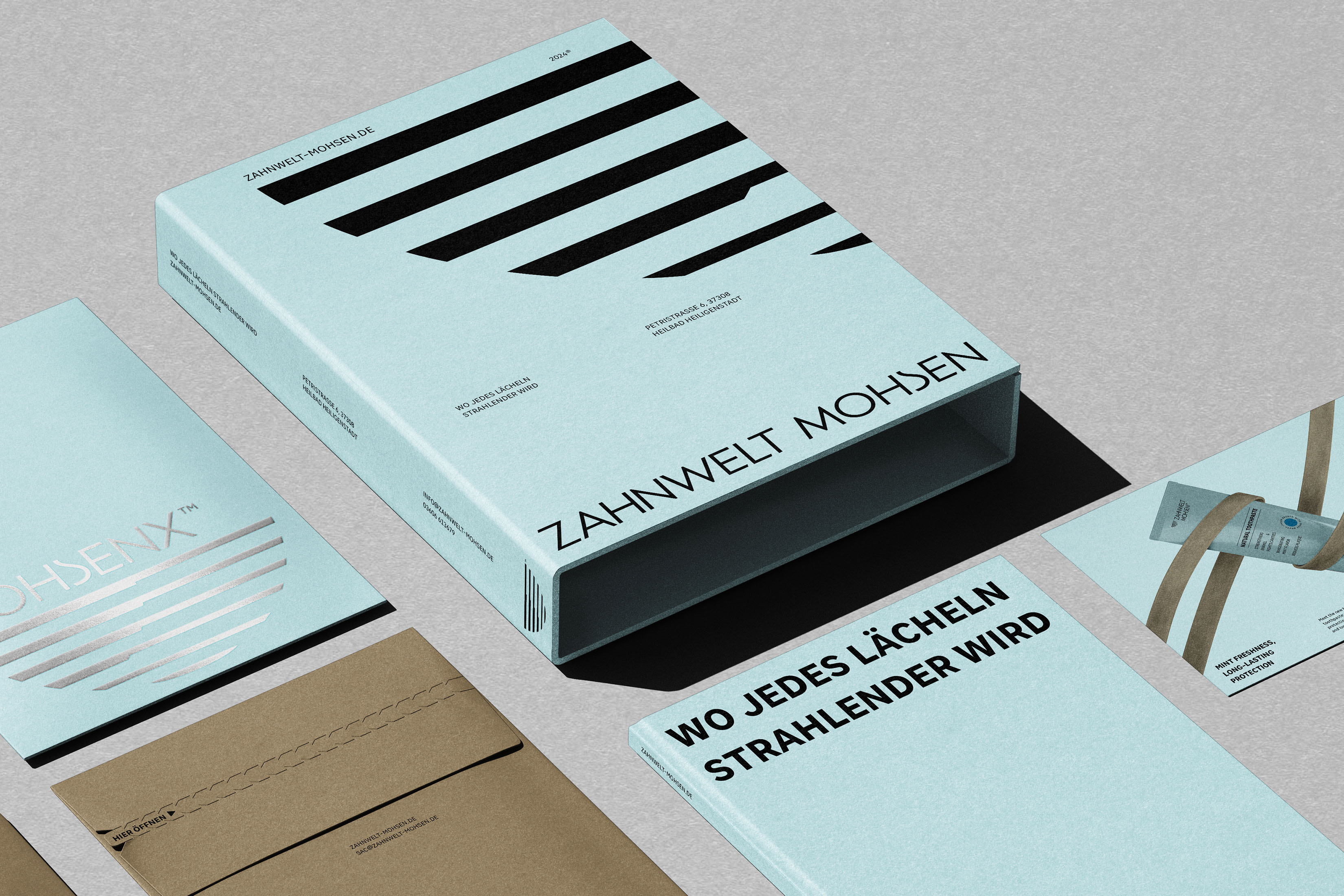 MohsenX 口腔護理牙膏品牌創(chuàng)建包裝設(shè)計“醫(yī)學(xué)風格”