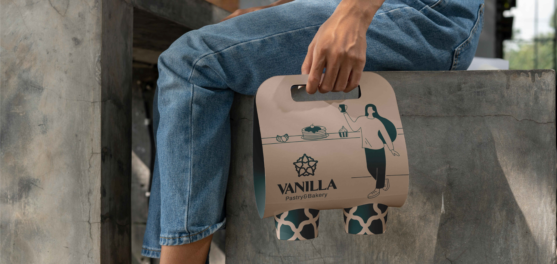 VANILA 面包店品牌形象logo設(shè)計(jì)與扁平插畫設(shè)計(jì) VANILA 面包店品牌形象logo設(shè)計(jì)與扁平插畫設(shè)計(jì)