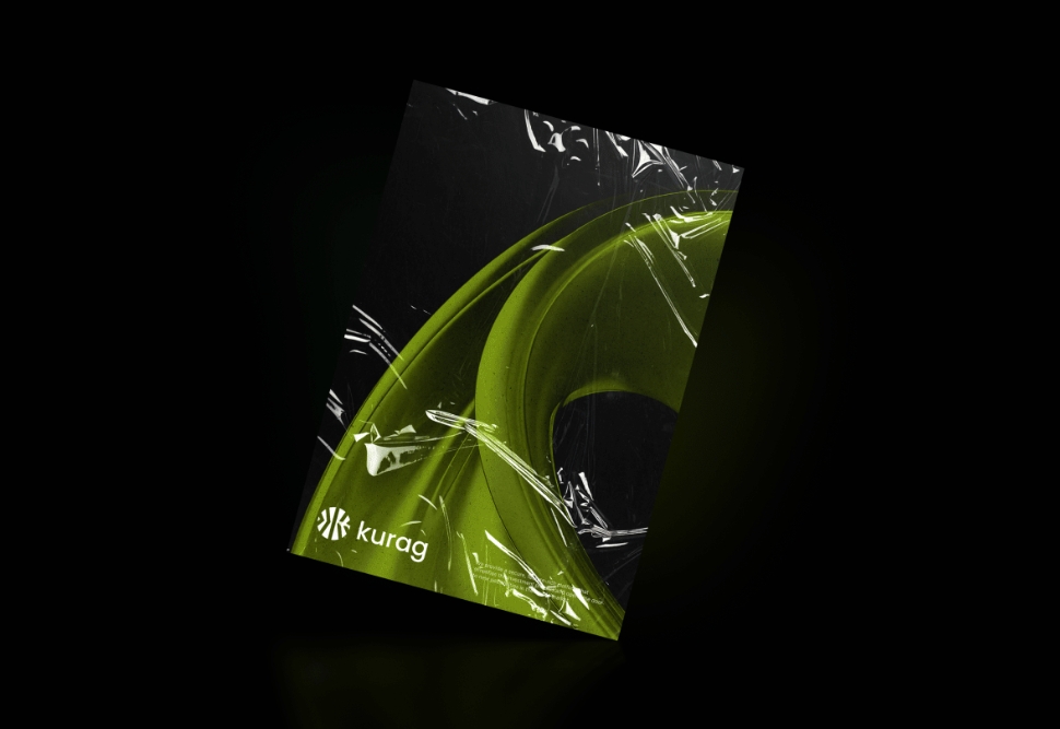 Kurag數(shù)字加密貨幣logo設計品牌形象設計K字母圓形logo綠色系 Kurag數(shù)字加密貨幣logo設計品牌形象設計K字母圓形logo綠色系