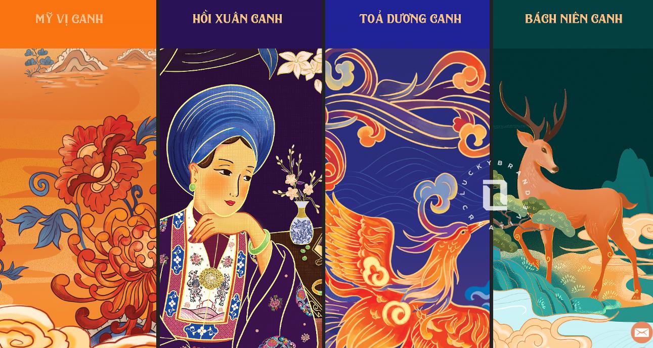 越南中藥藥材保健滋補(bǔ)品系列禮盒包裝設(shè)計(jì)中國風(fēng)插畫設(shè)計(jì) 越南中藥藥材保健滋補(bǔ)品系列禮盒包裝設(shè)計(jì)中國風(fēng)插畫設(shè)計(jì)