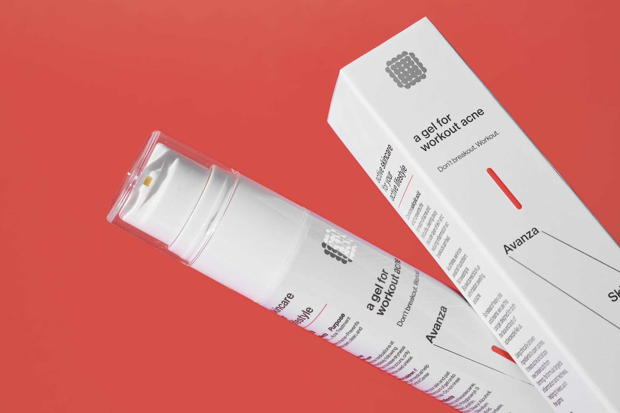 Avanza 運(yùn)動(dòng)員專用護(hù)膚品品牌形象logo&vi設(shè)計(jì)包裝設(shè)計(jì)，化學(xué)結(jié)構(gòu)線條靈感