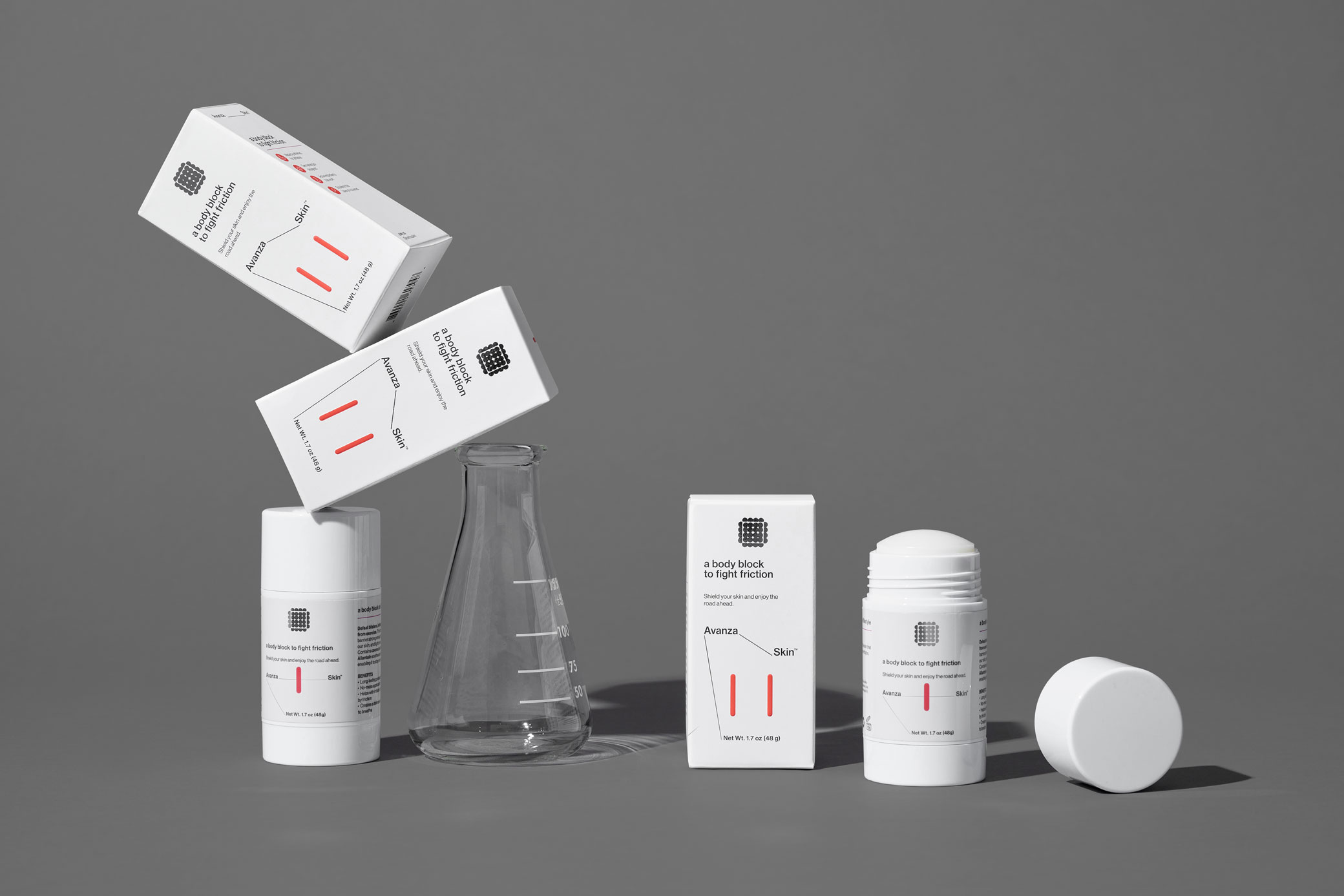 Avanza 運(yùn)動(dòng)員專用護(hù)膚品品牌形象logo$vi設(shè)計(jì)包裝設(shè)計(jì)，化學(xué)結(jié)構(gòu)線條靈感