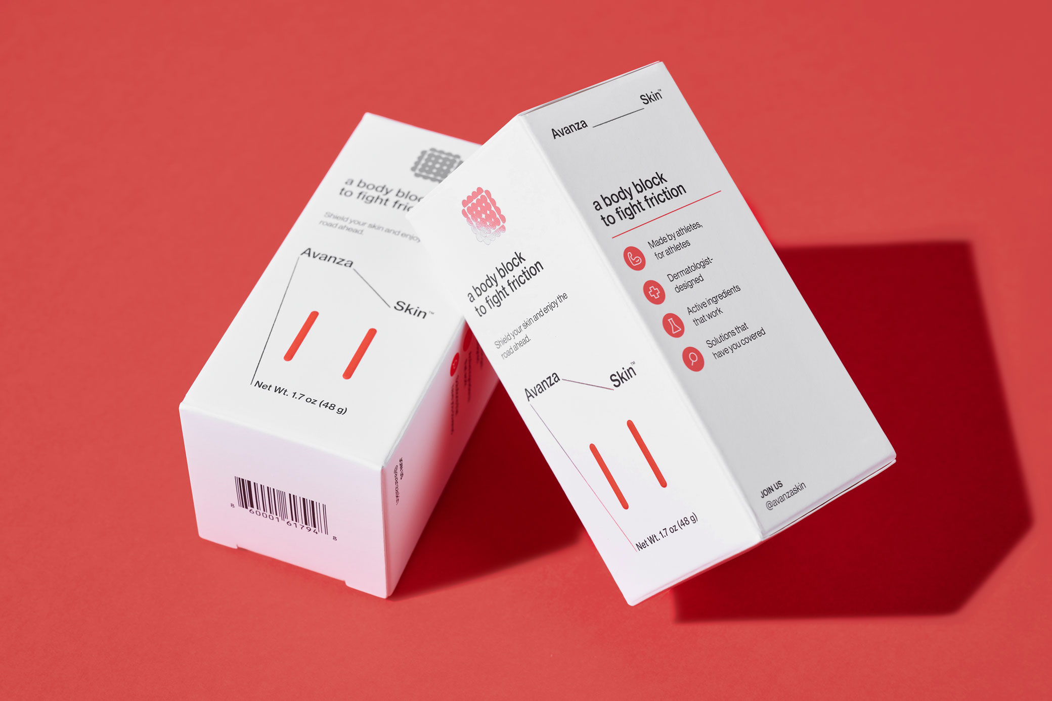 Avanza 運(yùn)動(dòng)員專用護(hù)膚品品牌形象logo$vi設(shè)計(jì)包裝設(shè)計(jì)，化學(xué)結(jié)構(gòu)線條靈感