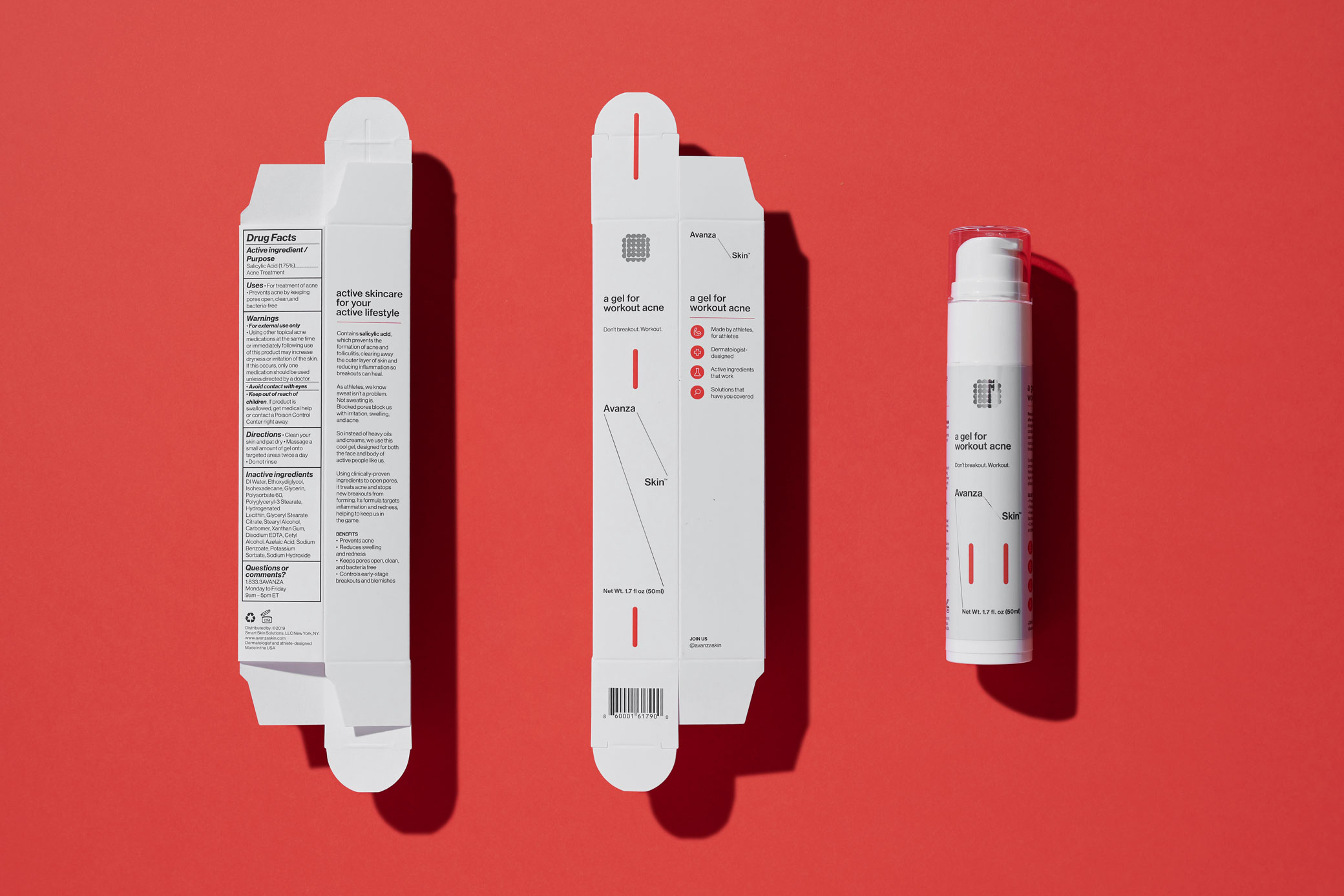 Avanza 運(yùn)動(dòng)員專用護(hù)膚品品牌形象logo&vi設(shè)計(jì)包裝設(shè)計(jì)，化學(xué)結(jié)構(gòu)線條靈感