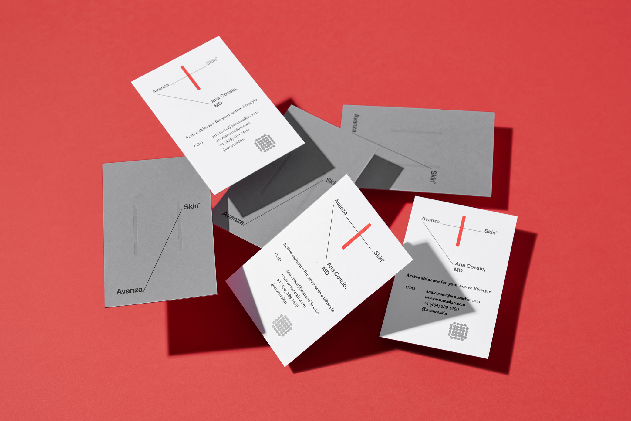 Avanza 運(yùn)動(dòng)員專用護(hù)膚品品牌形象logo$vi設(shè)計(jì)包裝設(shè)計(jì)，化學(xué)結(jié)構(gòu)線條靈感