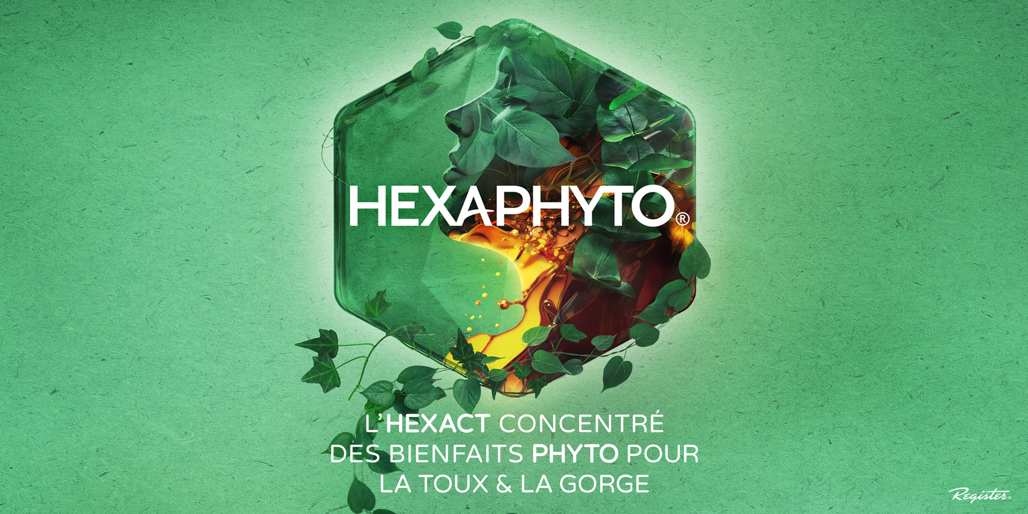 Hexaphyto蜂蜜止咳糖漿包裝設(shè)計，以自然綠色方式表達(dá)藥效