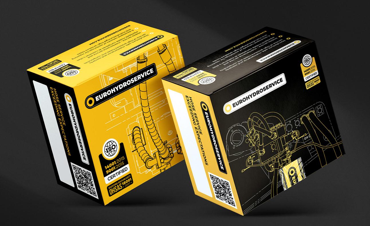 Eurohydroservice高壓軟管液壓應用系統(tǒng)制造設備品牌策劃logo設計vi設計