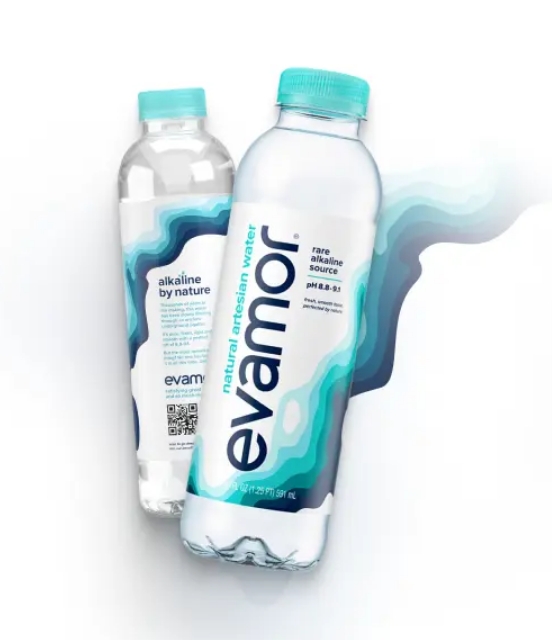 埃瓦莫爾Evamor純堿性礦泉水品牌重塑與新包裝設(shè)計(jì)