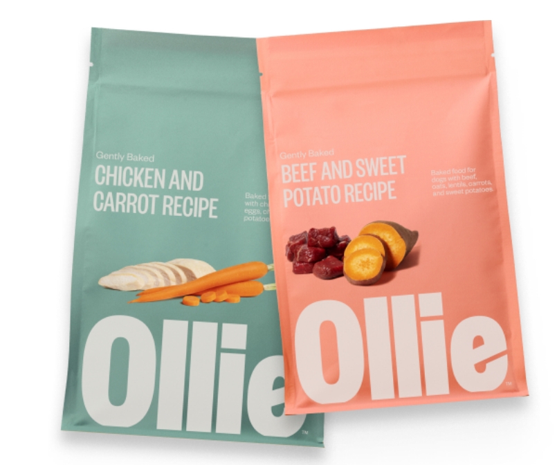 奧利Ollie寵物狗糧舊包裝設(shè)計(jì)
