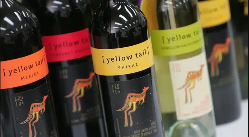 YellowTail澳洲黃尾袋鼠葡萄酒高識(shí)別性品牌創(chuàng)建與袋鼠酒標(biāo)