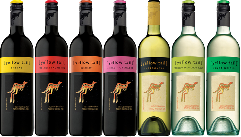 澳洲黃尾袋鼠葡萄酒高識(shí)別性品牌創(chuàng)建與包裝設(shè)計(jì)